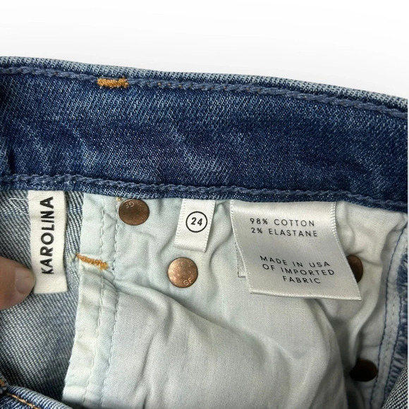 GRLFRND Karolina High-Rise Skinny Blue Midnight - Picture 10 of 10